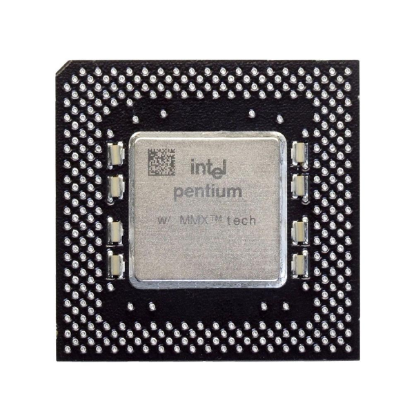 SY037-1 Intel Pentium 1-Core 166MHz 66MHz FSB 8KB L1 Cache Socket SPGA296 Processor