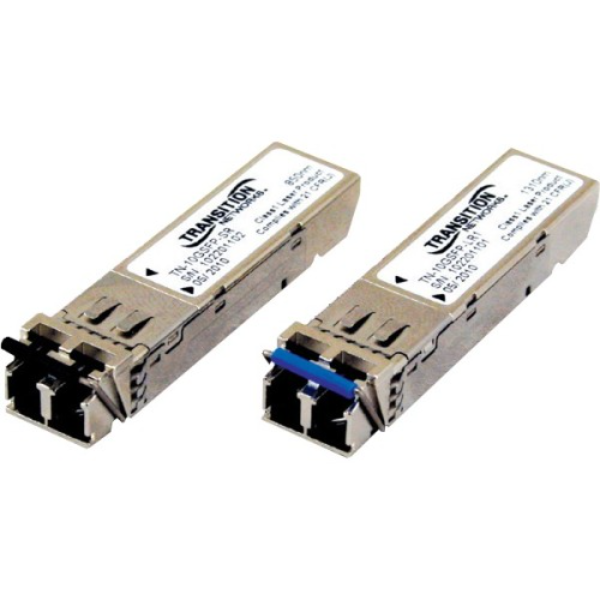 TN-10GSFP-LRB41 Transition Networks 10GB/s 10GBase-BX Single-Mode SFP+ 1270nm TX/1330nm RX SM (LC) 40km Transceiver Module