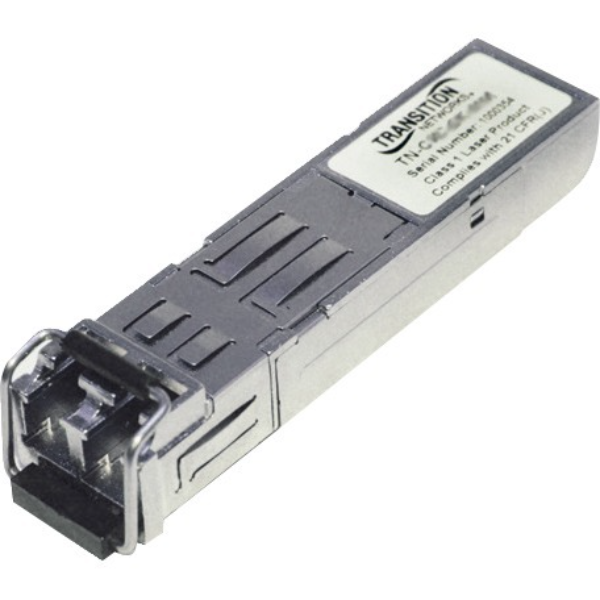 TN-CWDM-100LX-1310 Transition Networks 155MB/s 100Base-LX CWDM Single-Mode Fiber 80km 1310nm LC Connector SFP Transceiver Module