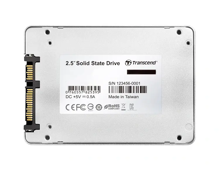 TS128GHSD370 Transcend HSD370 128GB Multi-Level Cell (MLC) SATA 6Gb/s Solid State Drive