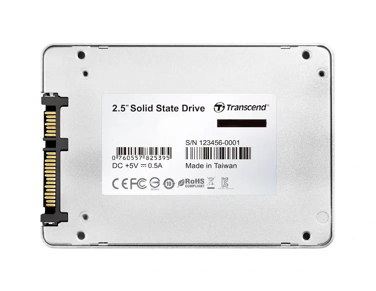 TS16GSSD500 Transcend SSD500 16GB Single-Level Cell (SLC) SATA 3Gb/s 2.5-inch Solid State Drive