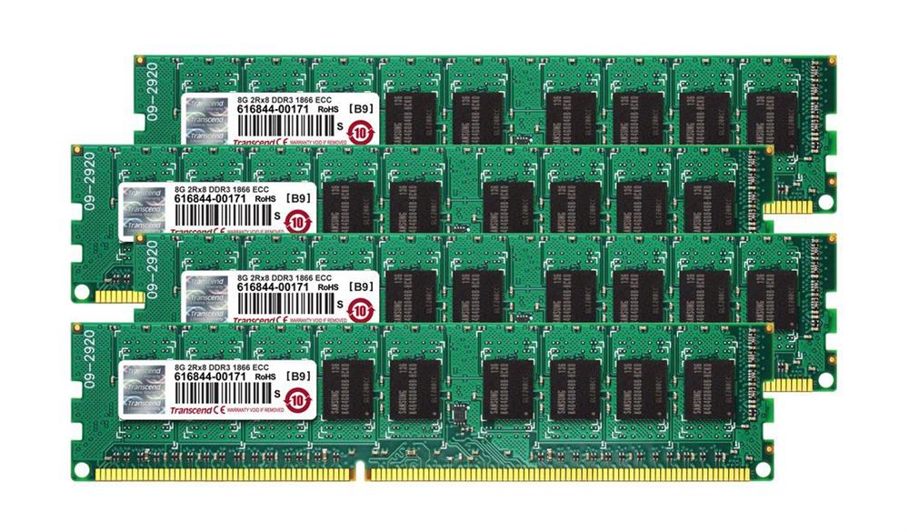 TS32GJMA545H Transcend 32GB Kit (8GB x 4) DDR3-1866MHz ...