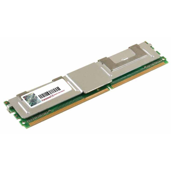 TS4GAPXE667K Transcend 4GB Kit (2GB x 2) DDR2-667MHz PC2-5300 ECC Fully Buffered CL5 240-Pin DIMM Dual Rank Memory