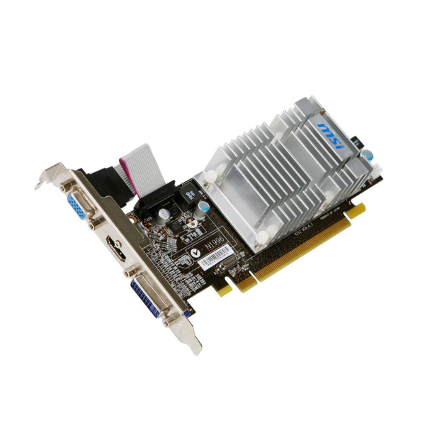 V212-003R MSI Radeon HD5450 1GB DDR3 VGA/DVI/HDMI PCI-Express Video Graphics Card