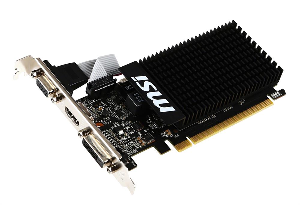 V809-2000R MSI GeForce GT 710 2G DDR3 1.600MHz 64Bit Gr...