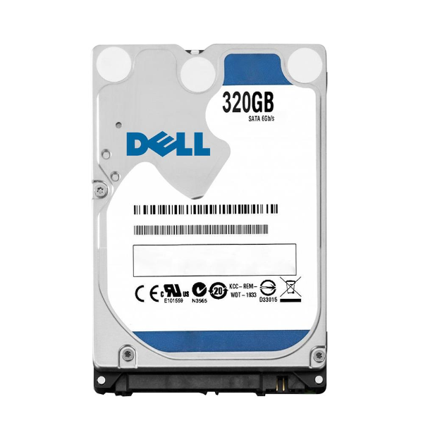 W0VVK Dell 320GB 5400RPM SATA 3.0GB/s 8MB Cache 2.5-inc...