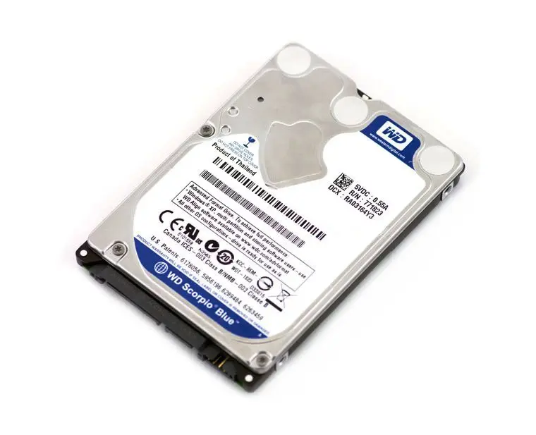 WD1600BEVSRTL Western Digital Scorpio Blue 160GB 5400RPM SATA 1.5GB/s 8MB Cache 2.5-inch Hard Drive