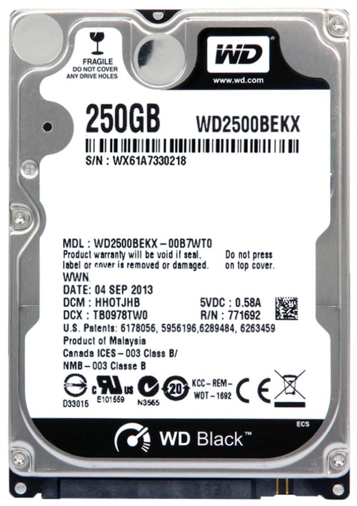 WD2500BEKX-00B7WT0 Western Digital Black 250GB 7200RPM ...