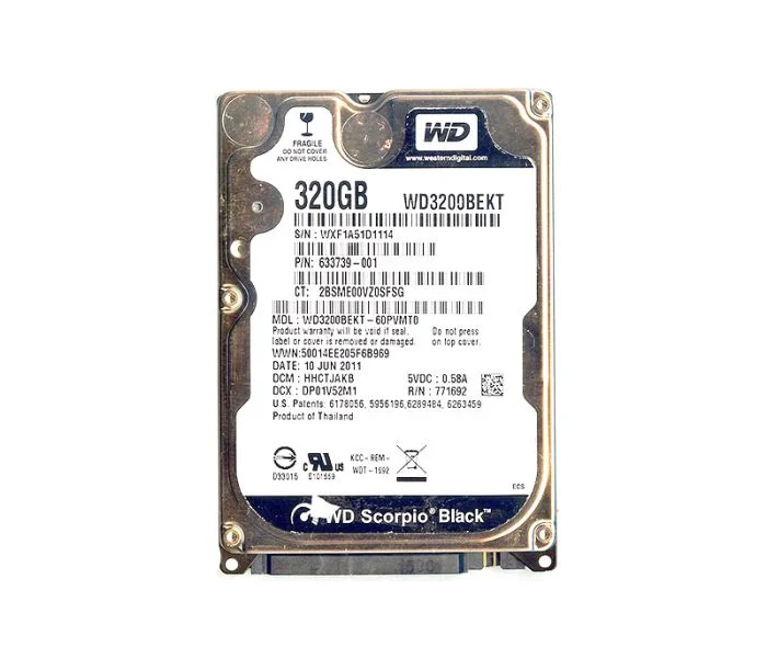 WD3200BEKT-60PVMT0 Western Digital 320GB 7200RPM SATA 3...