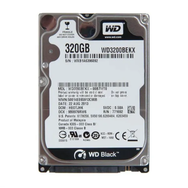 WD3200BEKX-60B7WT0 Western Digital Black 320GB 7200RPM ...