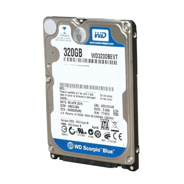 WD3200BEVT-00A23T0 Western Digital 320GB 5400RPM SATA 3...