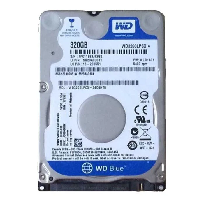 WD3200LPCX Western Digital Blue 320GB 5400RPM SATA 6Gbp...