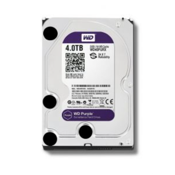 WD40PURX Western Digital Purple 4TB 7200RPM SATA 6GB/s 64MB Cache 3.5-inch Hard Drive