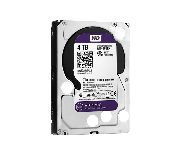 WD40PURZ Western Digital Purple 4TB 5400RPM SATA 6GB/s 64MB Cache 3.5-inch Hard Drive