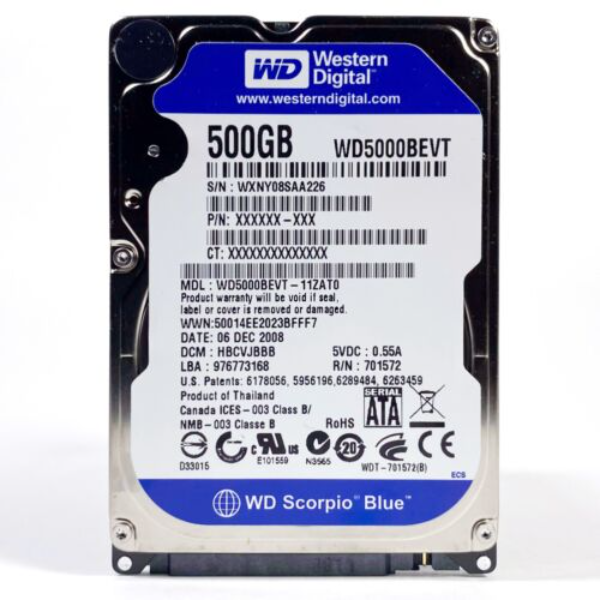 WD5000BEVT-11ZAT0 Western Digital Scorpio Blue 500GB 54...