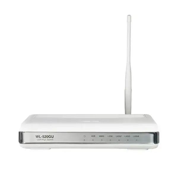 WL-520GU ASUS 125M Broad Range EZ Wireless Router w/ Printer Server