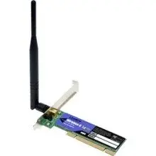 WMP54G Linksys 54MB/s IEEE 802.11b/g PCI Wireless Adapt...