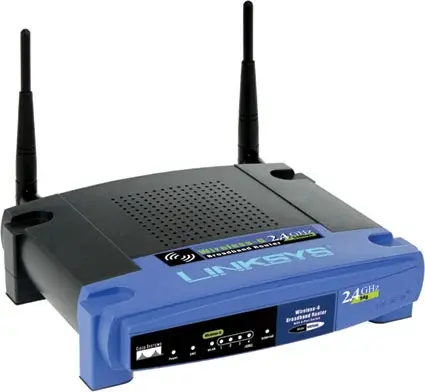 WRT54GL Linksys 4-Port 54MB/s 12V Wireless-G Broadband Router