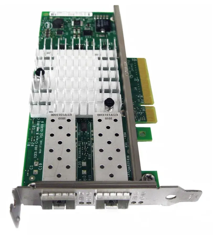 X1109A-Z Sun PCI-Express Dual Port 10-Gigabit Ethernet XFP SR Low Profile SFP+ Network Interface Card