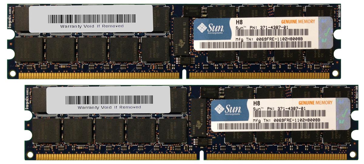 X4287A-Z Sun 16GB Kit (8GB x 2)DDR2-667MHz PC2-5300 ECC...
