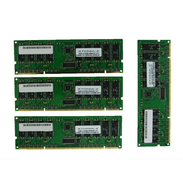 X7058A-Z Sun 8GB Kit (2GB x 4) SDRAM 133MHz Pc-133 ECC ...