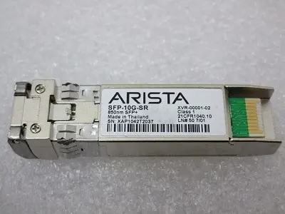 XVR-00001-02 Arista SFP-10GB/s-SR 850nm SFP+ 10GB/s Opt...