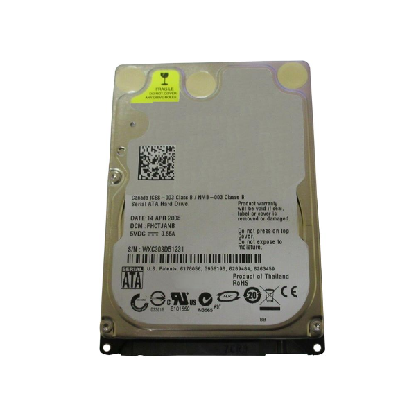 XW328 Dell 120GB 5400RPM SATA 2.5-inch Hard Drive