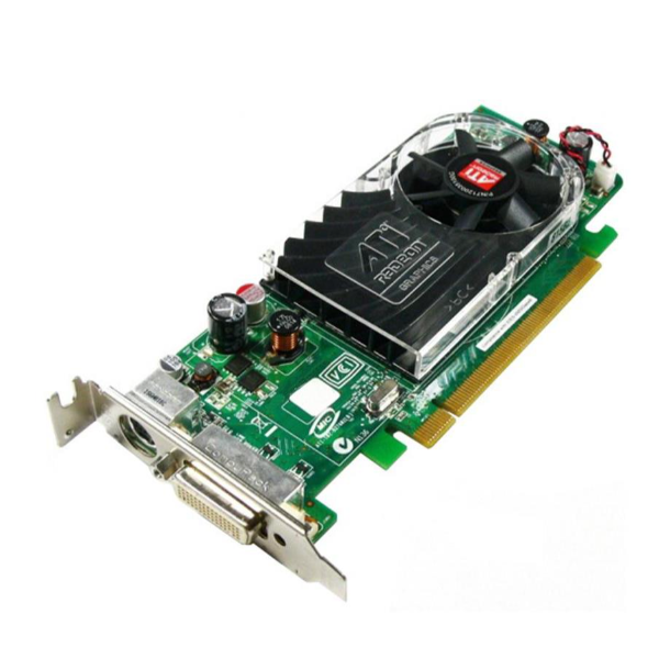 XX355 Dell ATI RADEON HD 2400 XT 256MB PCI-Express X16 GDDR2 DVI TV-OUT Low Profile Graphics Card without Cable