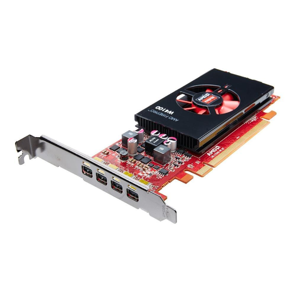 XXH7R Dell AMD FirePro W4100 2GB GDDR5 4x mini-DisplayPort Video Graphics Card