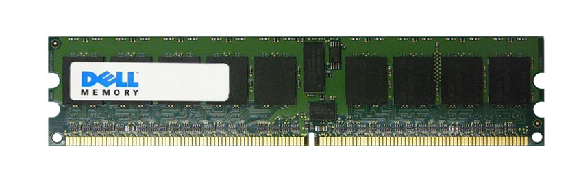 Y2835D Dell 2GB DDR2-400MHz PC2-3200 ECC Registered CL3 240-Pin DIMM Single Rank Memory Module