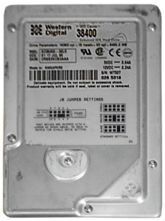AC38400 Western Digital 8GB 5400RPM ATA-33 3.5-inch Har...