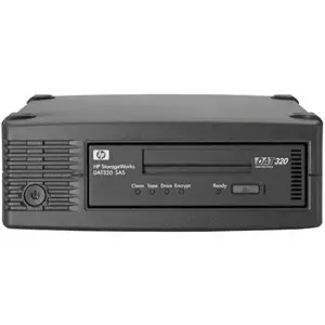 AJ828A HP StorageWorks DAT320 160GB/320GB SAS 5.25-inch Half Height External Tape Drive