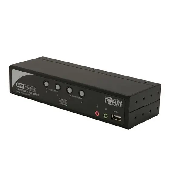 B006-VUA4-K-R Tripp-Lite 4-Port KVM Audio Switch