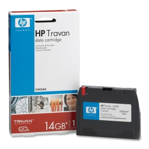 C4436A HP 1pk Colorado 7/14GB Travan Tape Cartridge for...