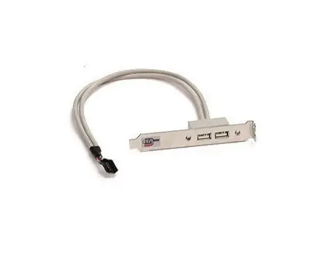 CBL-0083L Supermicro 0.4m 2-Port USB 2.0 Cable w/ Brack...