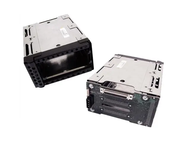 D1737 Dell 2-Bay SCSI Hard Drive Cage for PowerEdge Ser...