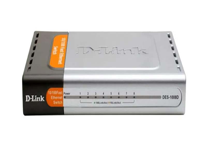 DES-1008D/E D-Link DES-1008D 8-Port Switch for SOHO 8 x 10/100Base-TX LAN