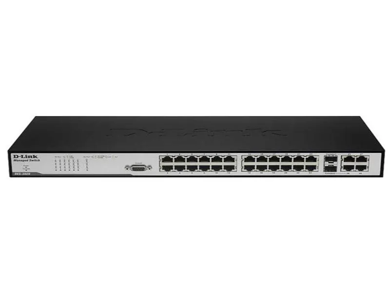 DES-3028 D-Link Managed 24-Port 10/100 Stackable Switch...