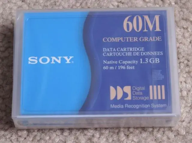 DG60M Sony DDS-1 2GB/4GB Tape Cartridge