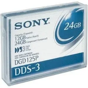 DGD125PWW Sony DDS-3 12GB/ 24GB Tape Cartridge
