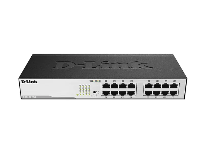DGS-1016D D-Link 16-Port x 10/ 100/ 1000Base-T Unmanaged Layer 2 Switch