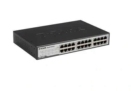 DGS-1024D D-Link 24-Port 10/100/1000Base-T Unmanaged Gigabit Ethernet Switch Rack-Mountable