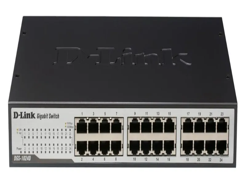 DGS-1024D/B D-Link 24-Port x 10/ 100/ 1000Base-T Ethernet Network Switch