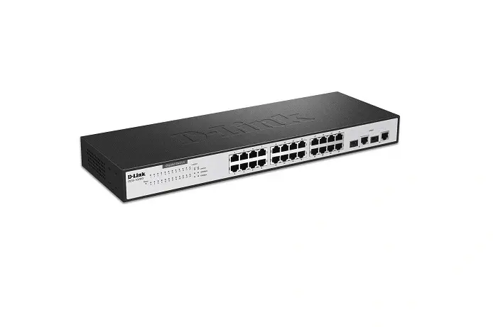 DGS-1100-26MP D-Link 24-Port 10/100/1000 (PoE+) Unmanag...