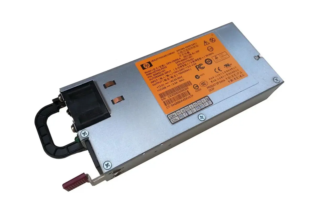 DPS-750RB-A HP 750-Watts Common Slot High Efficiency Hot-Pluggable Power Supply for ProLiant DL385 Server