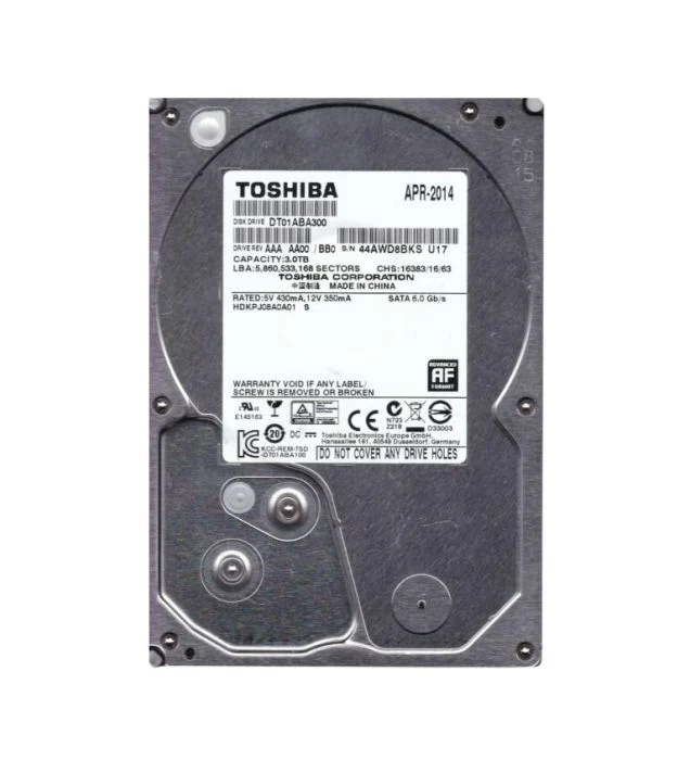 DT01ABA300 Toshiba 3TB 5900RPM SATA 6GB/s 32MB Cache 3....