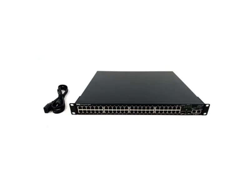 DX850 Dell PowerConnect 6248P 48-Ports PoE Managed Layer-3 10/100/1000Base-T Gigabit Ethernet Switch With 4 x SFP Shared