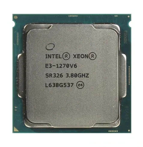E3-1270V6 Intel Xeon E3-1270 v6 4-Core 3.80GHz 8GT/s DMI3 8MB SmartCache Socket FCLGA1151 Processor