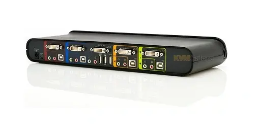 F1DD104L Belkin SOHO 4-Port DVI and USB KVM Switch