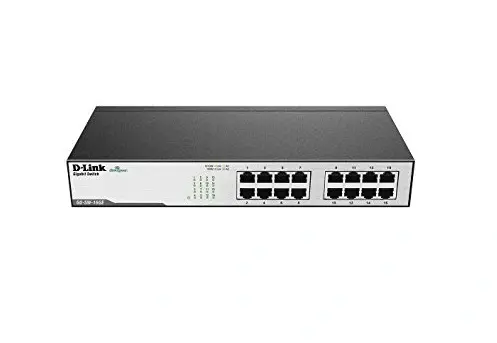 GO-SW-16GE D-Link 16-Port 32Gbps 10/100/1000Base-T Unmanaged Gigabit Ethernet Switch
